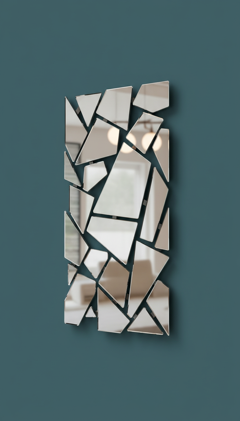 Miroir design abstrait