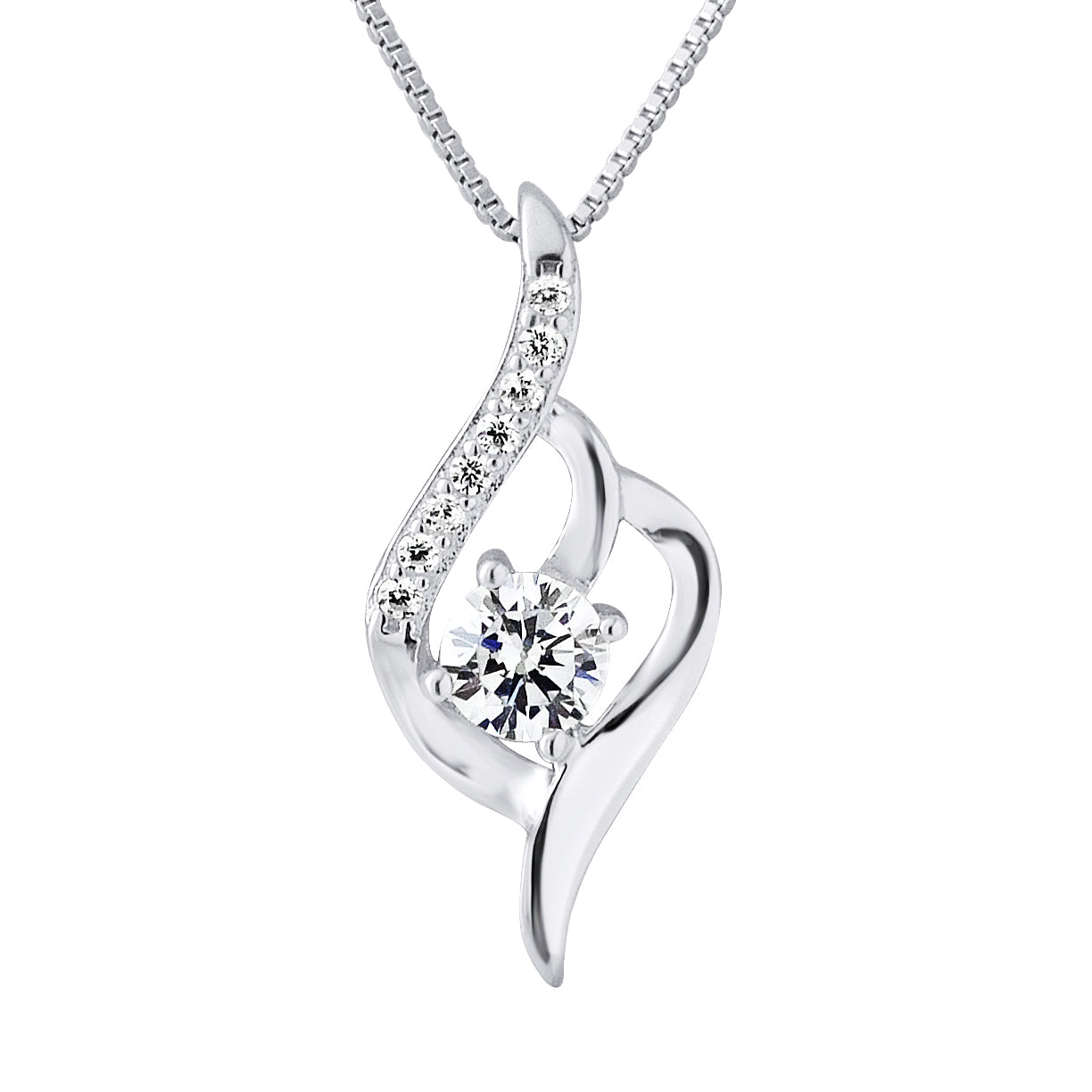 Collier Vague — Argent 925 & Oxydes de Zirconium