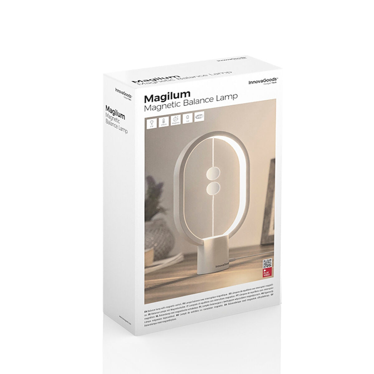 Lampe d'Équilibre Magnétique — Design Cinétique