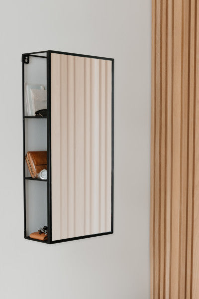 Miroir Mural Cubiko — Lignes Géométriques