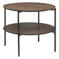 Table Basse GARLE — Bois Naturel Arrondi