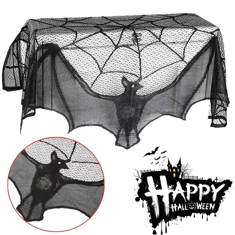 Nappe Halloween Dentelle Gothique
