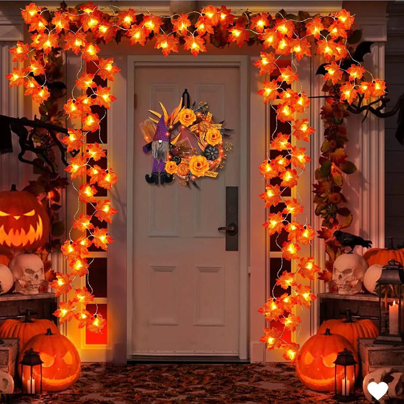 Guirlande Feuilles d'Automne Halloween